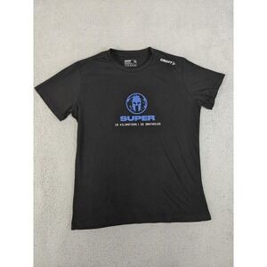 Spartan Race Super Shirt Womens‎ XL Black Craft Finisher 10K 25 Obstacle OCR New